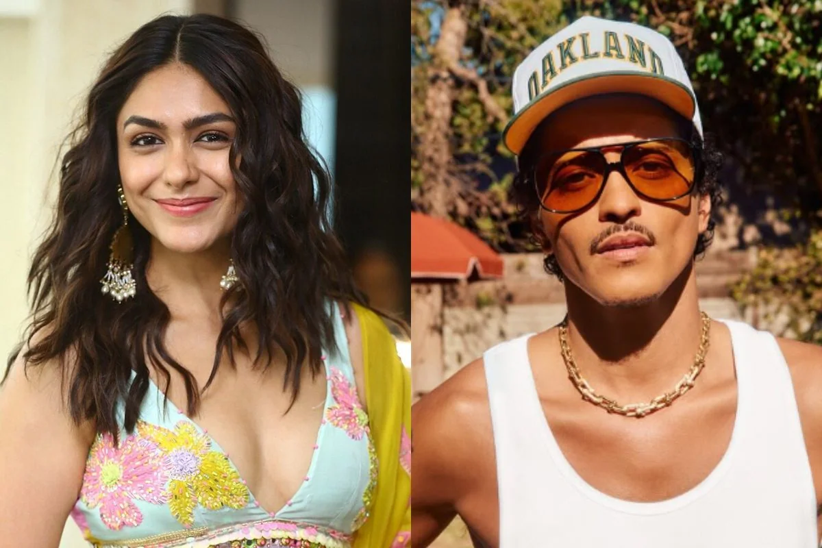 Mrunal Thakur- మృణాల్ ఠాకూర్ బ్రూనో మార్స్ పోస్టుపై సరదా వ్యాఖ్య సోషల్ మీడియాలో హాట్ టాపిక్..